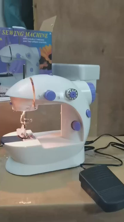 Mini Electric Sewing Machine for Home Use | Portable Hand Sewing Machine with Motor | Lightweight & Easy to Use Stitching Tool