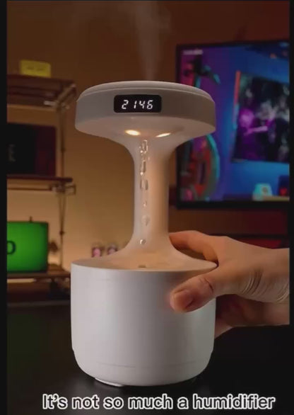 Smooth sailing anti gravity Humidifier with altra Quite performance, water drop light effects