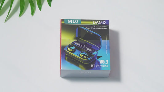 M10 TWS Bluetooth Air buds 3500mAh Power Bank Wireless Earphones with Microphone 9D Stereo Sports Waterproof Earbuds