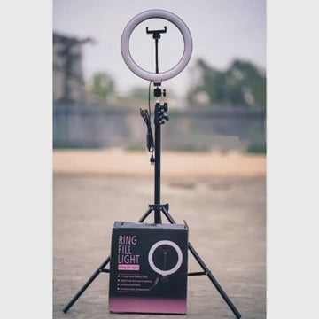26CM/ 36CM/45CM Ring Light with Mobile Holder and 7ft Tripod Stand RingLight with 7 Feet Stand Three Colours Makeup LED RingLight with Tripod Stand Dimmable Selfie RingLight with USB for Videography and Photography