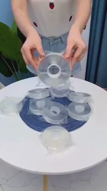 Double sided strong self adhesive nano tape