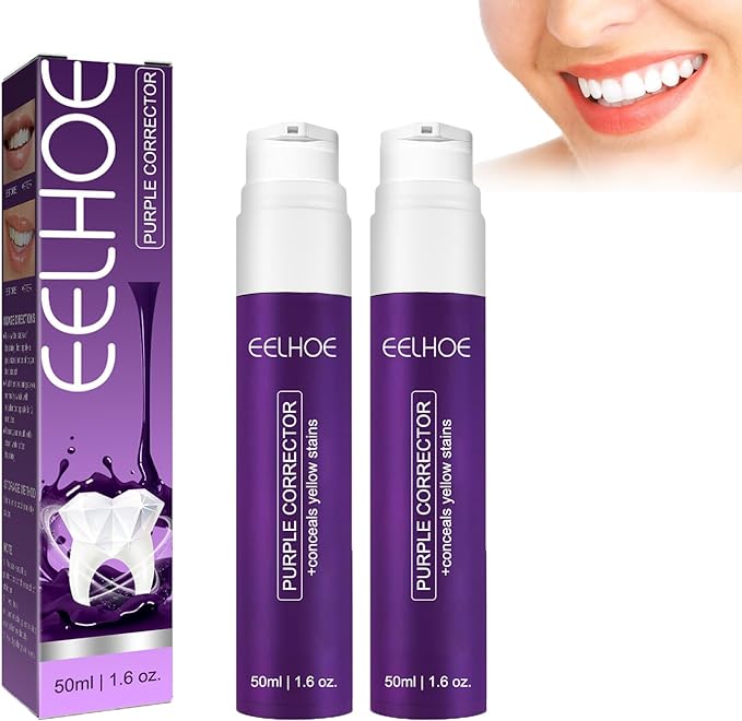 Purple Whitening Toothpaste – Colour Corrector for Instantly Brighter Teeth