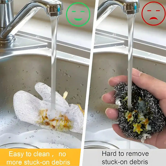 Multipurpose Wire Dishwashing Gloves | Non-Scratch Cleaning Gloves