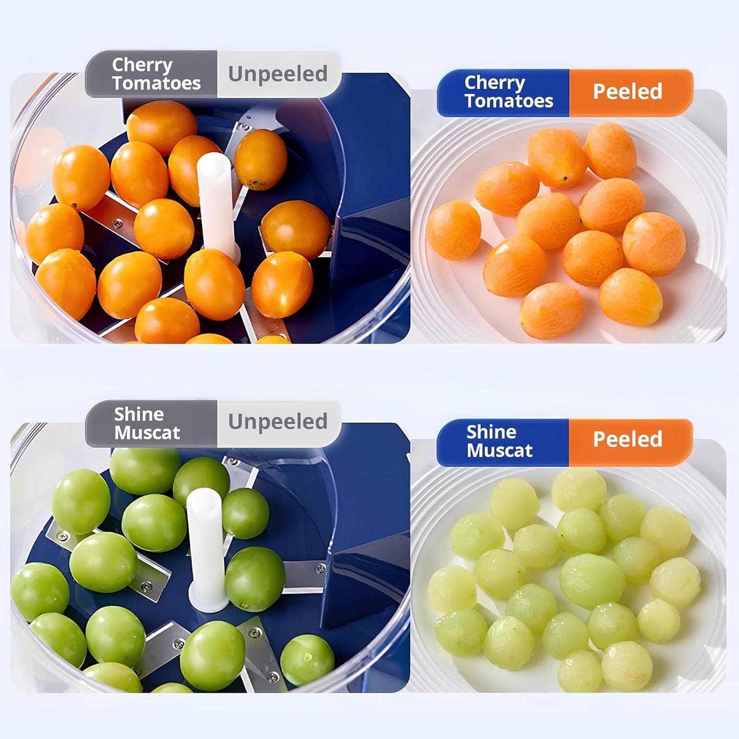 Automatic Electric Fruit & Vegetable Peeler - Portable Rechargeable