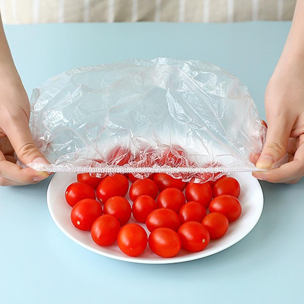 100PCs Stretchable Plastic Food Covers – Disposable Transparent Wrap for Bowls, Plates, Fruits, Vegetables – Anti-Dust, Food-Grade Cling Film.
Keep your food fresh and your kitchen clean with these 100pcs