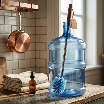 19 Litre Water Bottle Cleaning Brush Adjustable Long Handle 40 to 60cm Deep Cleaning Brush for gallon | bottle