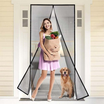 Premium Quality Mosquito Magic Mesh In Hard Box With 20pcs Double Tape Stickers And 12pcs Hocks For Easy Installation