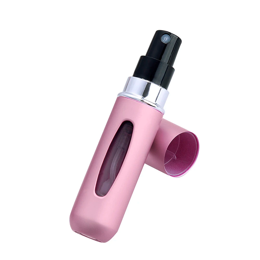 Refillable Mini Perfume Spray Bottle Spray Atomizer 5 ml | Portable, Leak-Proof, and Stylish (random color)