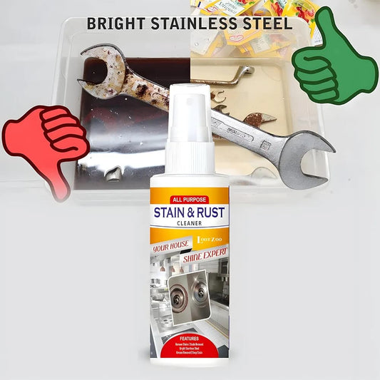 All Purpose Stain & Rust Cleaner – Powerful Multi-Surface Rust Remover With 100% Guaranteed Results.