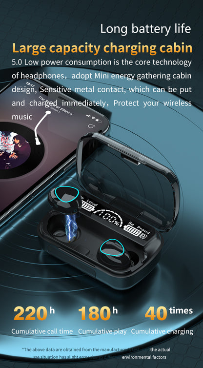 M10 Wireless Bluetooth Earbuds High Quality Sound Experience