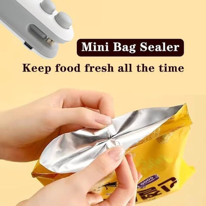 Portable USB Rechargeable Mini Bags sealer & Cutter