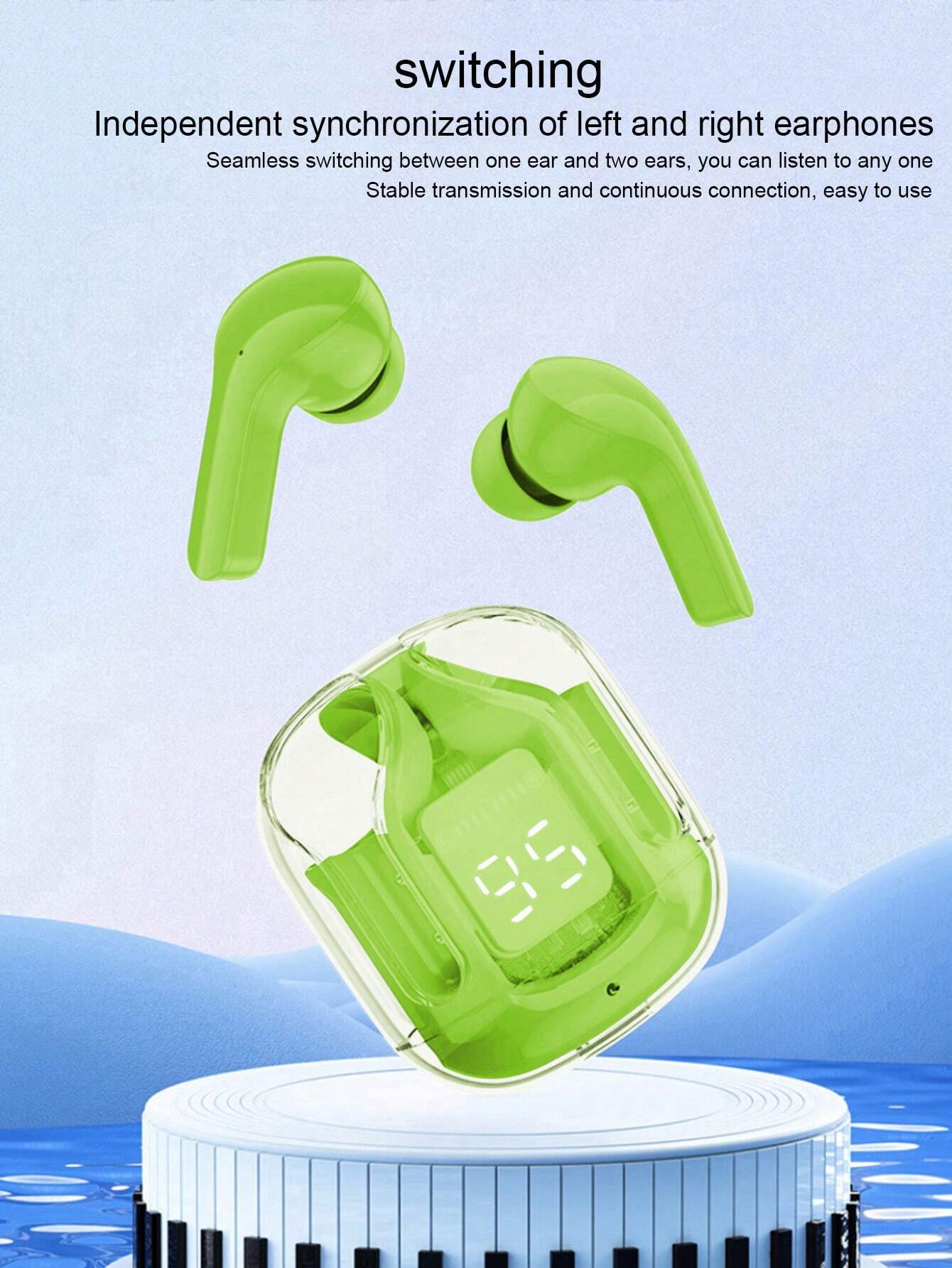 Airpro & Air 31 TWS I12 Airpods_ with Super Sound & High Quality Touch Sensors True Stereo Headphones with Built in Mic 10m Transmission Bluetooth Wireless Earbuds , power Case Sport Headset for all Bluetooth Smart devices.