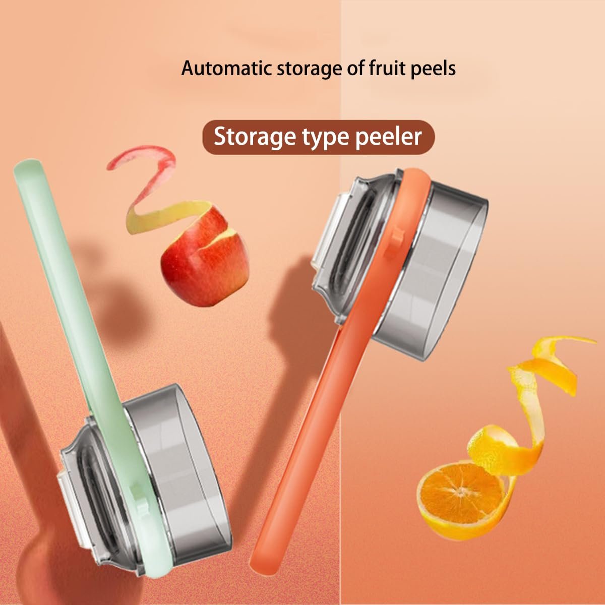 Multi-Functional Vegetable & Fruit Peeler with Storage Box