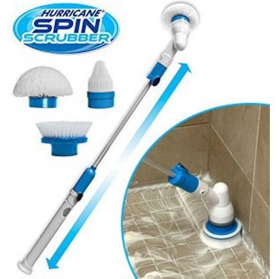 Electric spin scrubber brush, rechargeable