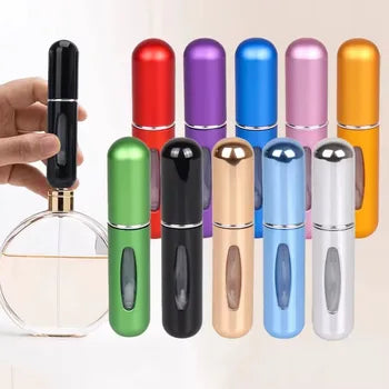 Refillable Mini Perfume Spray Bottle Spray Atomizer 5 ml | Portable, Leak-Proof, and Stylish (random color)