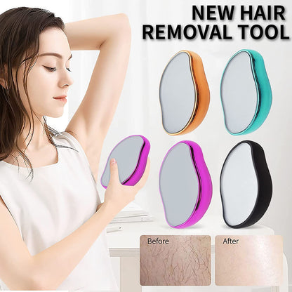 💎 Magic Crystal Hair Eraser – Painless Hair Remover for Silky Smooth Skin (Reusable & Easy to Clean)