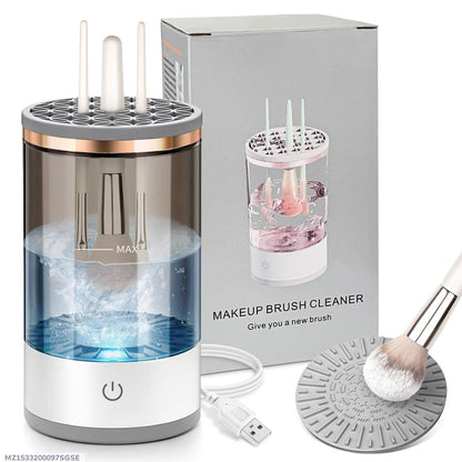 3 In 1 Electric Makeup Brush Cleaner Makeup Brushes Drying Rack Brush Holder Stand Tool Automatic Make Up Brush Cleaner Machine