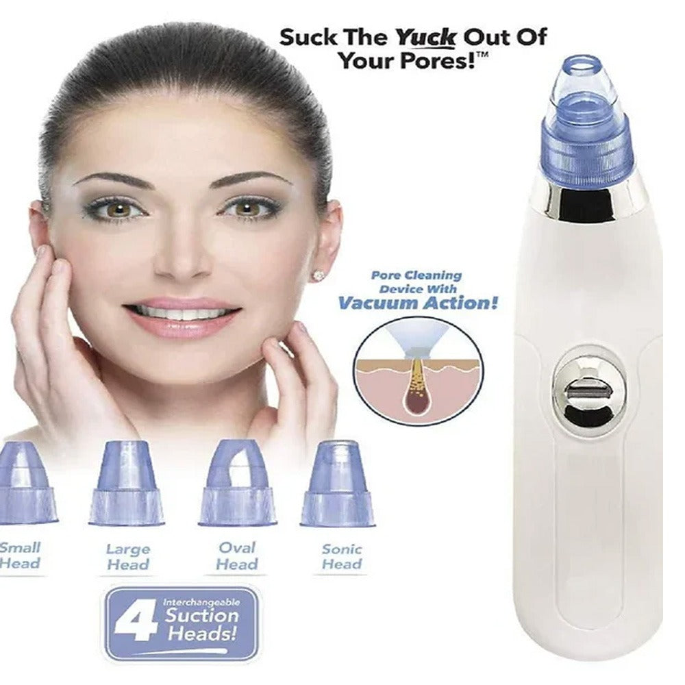 Electric Rechargeable Blackheads remover vacuum pore cleaner | Face Deep cleansing.