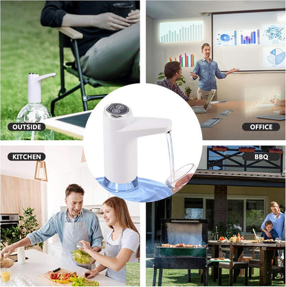 MD-03 Touch Intelligent Electric Water Pump – Rechargeable Automatic Dispenser For Bottled Water With One-Touch Operation