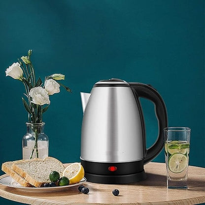 Automatic Electric Kettle 2Liter. Stainless Steel Hot Water Boiler With Auto Shut-Off, LED Display & Temperature Control (1000W, 220V)