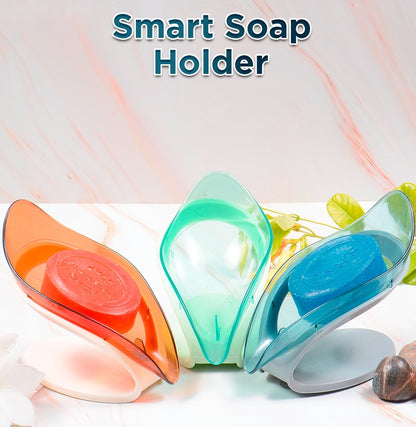 Smart Soap Holder For Bathroom | Wall Mounted Soap Bar, Kitchen, Bathroom – Random Color