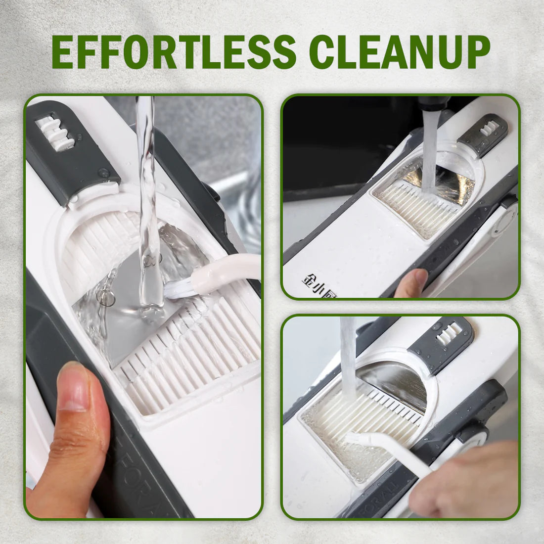 Mandoline Slicer | Safe Adjustable - Multi‑Purpose Kitchen Chopper Vegetable Cutter |