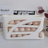 Rolling Egg Dispenser Rack – Auto-Roll 3-Tier Egg Storage Organizer