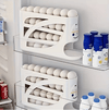 Rolling Egg Dispenser Rack – Auto-Roll 3-Tier Egg Storage Organizer