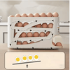 Rolling Egg Dispenser Rack – Auto-Roll 3-Tier Egg Storage Organizer