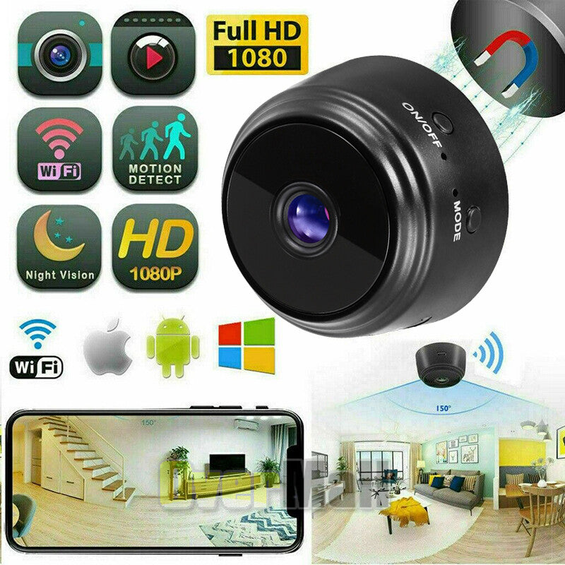 A9 Mini Wireless Security Camera – 1080P HD WiFi Smart Surveillance Camera
