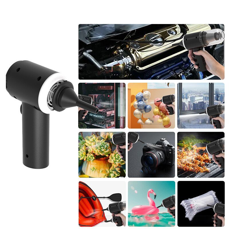 Car Handheld Vacuum Cleaner & Blower – Portable Multi-Surface Mini Vacuum
