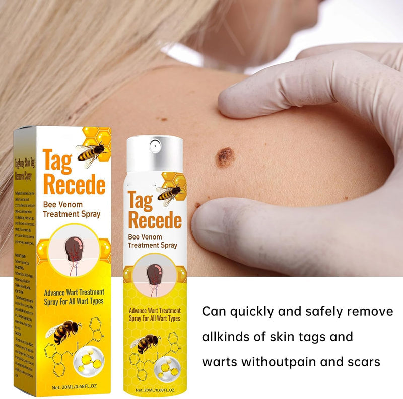 Tag Recede Bee Venom Repair Spray – Wart & Skin Tag Treatment 20ml